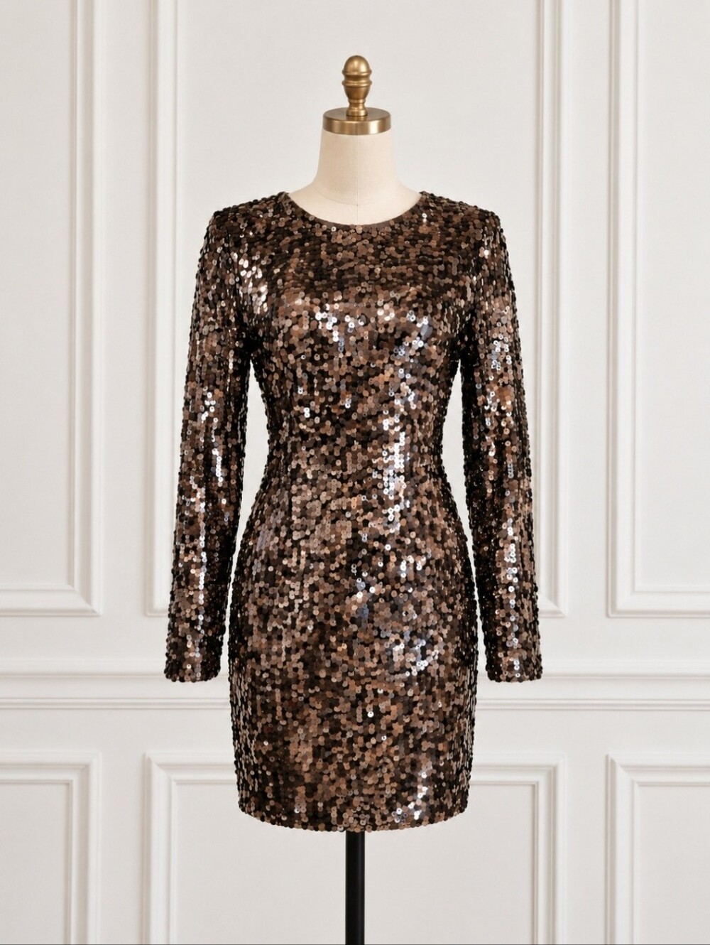 Bardot Valentina Sequin Mini Dress